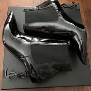 YSL Opyum Black Boots
